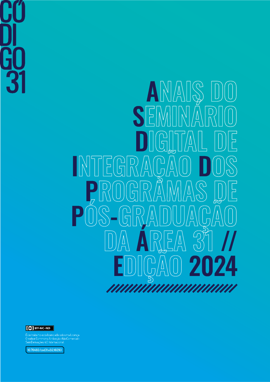 					Visualizar v. 2 n. 2 (2024): Suplemento da Código 31 - Jul./Dez. Anais do Integra 31-Edição 2024
				